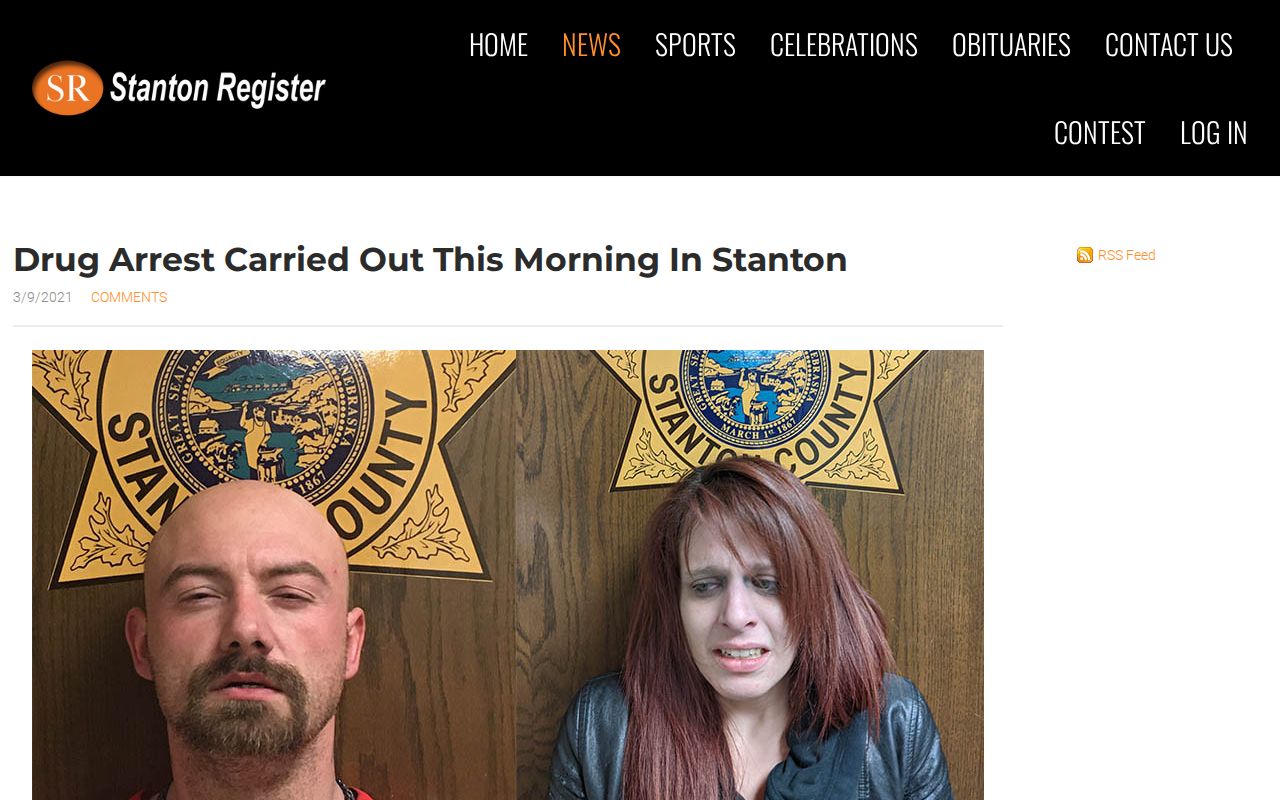 Stanton Register Stanton arrest-news story image, not a booking photograph
